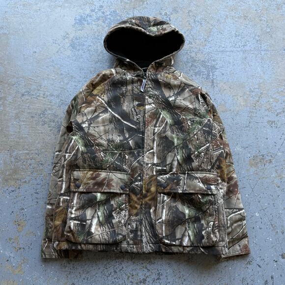 Y2K RealTree Camo Hooded Jacket M - Picture 1 of 5